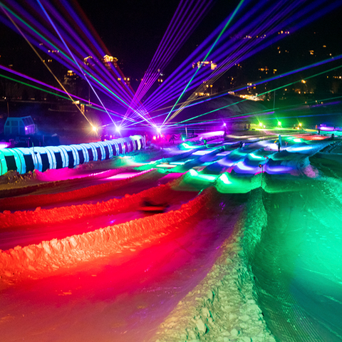 Disco Tubing at Palisades Tahoe