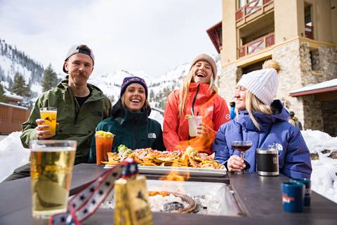 Group dining at Rocker