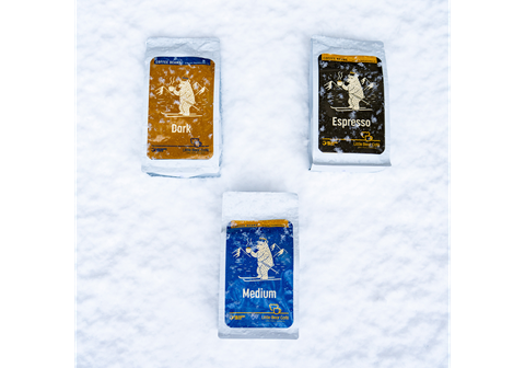 Coffee bags at Little Bear