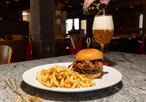 Karaage Fried Chicken Sandwich at Terrace