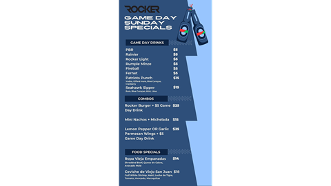 Rocker Big Game Specials