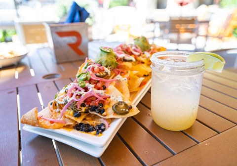 Nachos at Rocker in the summer