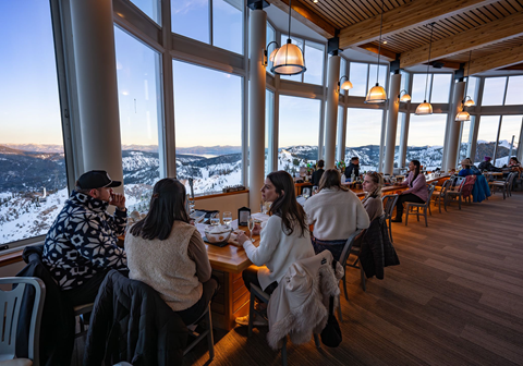 Terrace Bar with dusk lighting