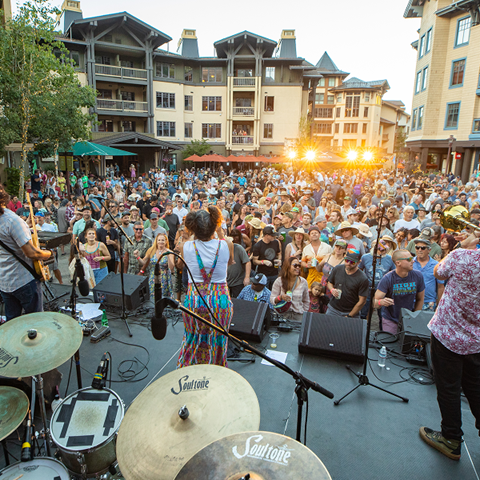 Brews Jazz and Funk Festival in The Village at Palisades Tahoe