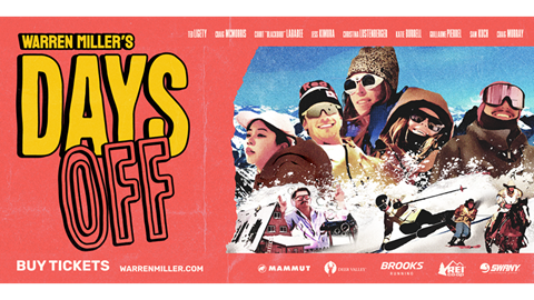Warren Miller's Days Off film graphic