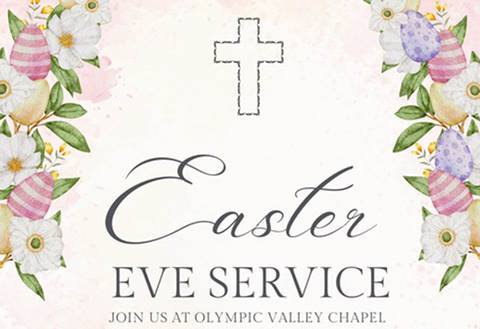 Easter Service at Olympic Valley Chapel