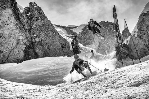 Sugar Bowl Maddex, Coxon, Lange, Bocheneck Men Ski Final air