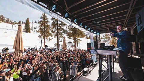 220 Kid performing at the Spring Tracks Concert Series