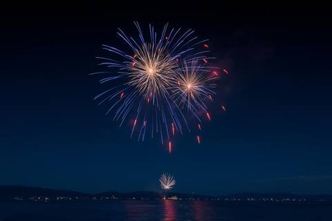 Fireworks in Tahoe City