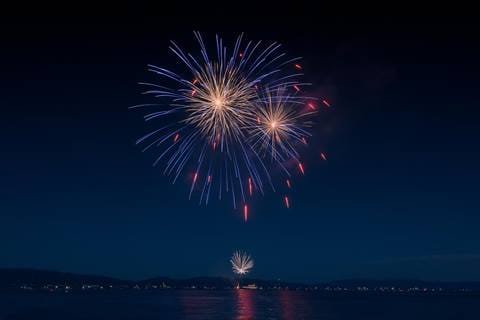 Fireworks in Tahoe City