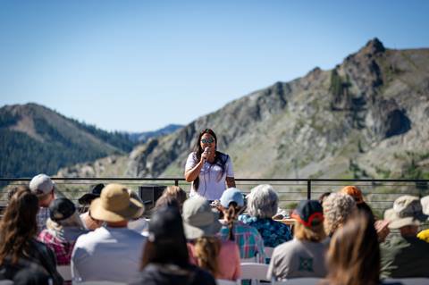 Washoe Cultural Talk at High Camp