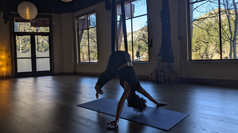 Aerial Yoga at Palisades Tahoe