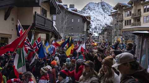 Parade through The Village
