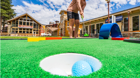 Mini golf in The Village