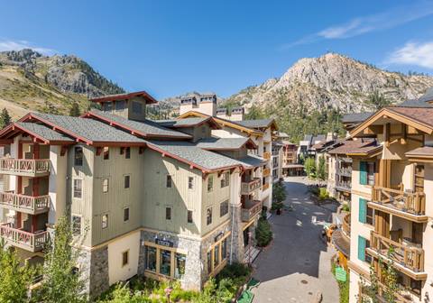 Summer scenic shot of the the Village at Palisades Tahoe