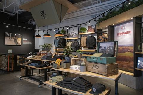 Photo of inside of Roark store.