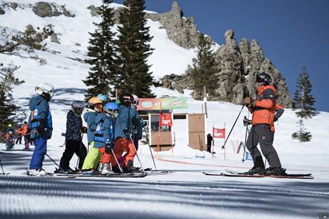 Mighty Mites with their instructor
