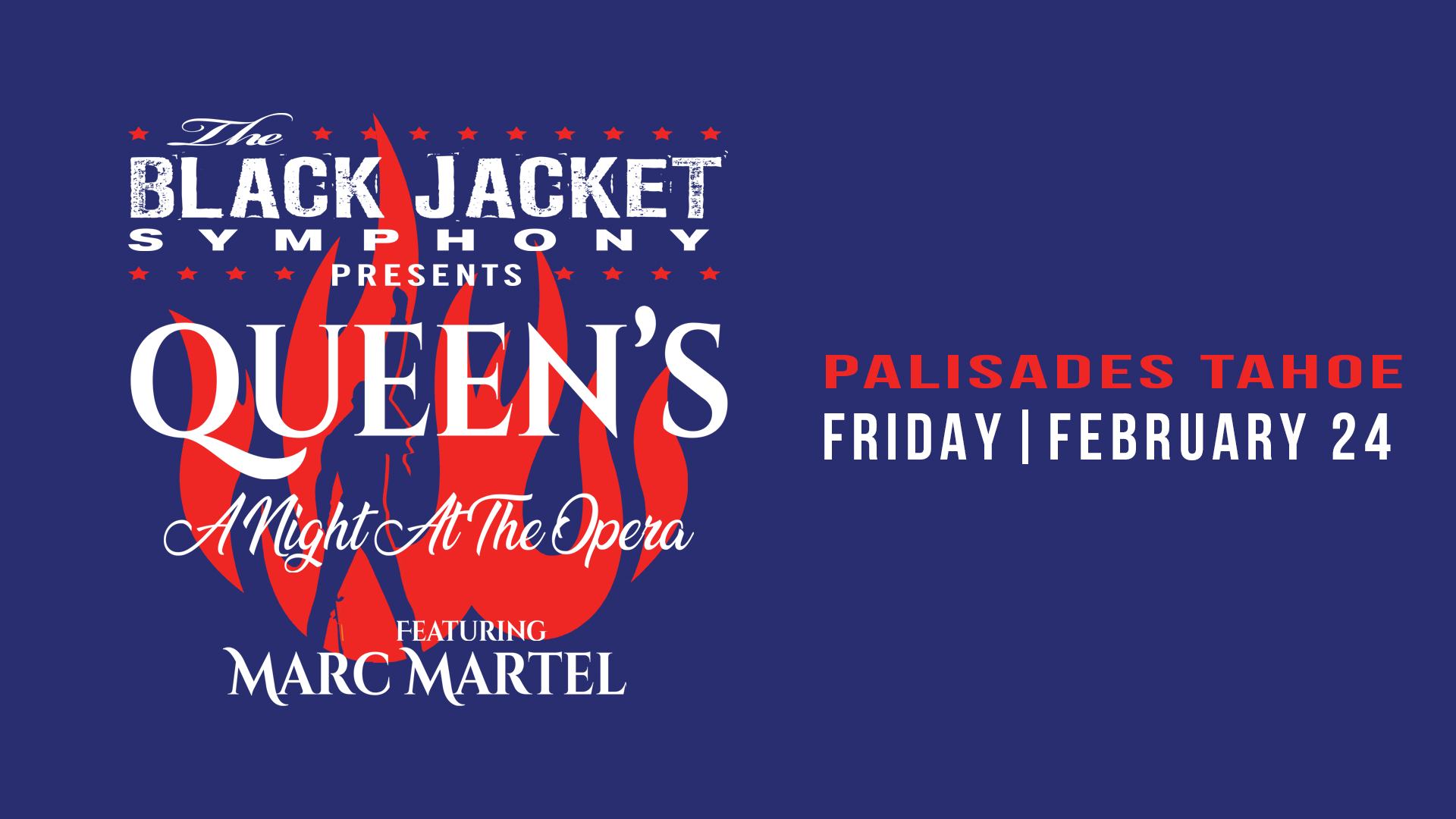 The Black Jacket Symphony featuring Marc Martel Presenting Queen's A Night at the Opera