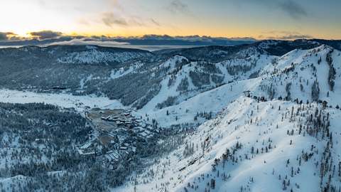 Drone scenic of the valley
