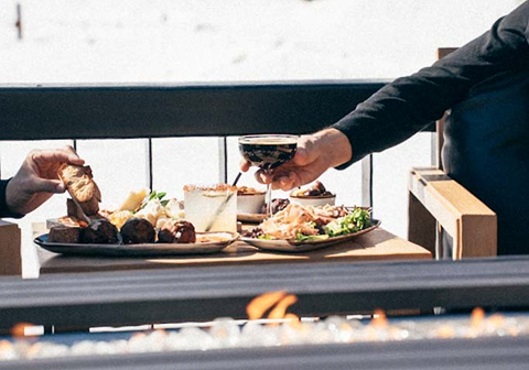 Charcuterie board at Oro Bar- An Apex Offering