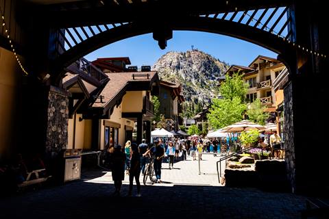 The Village during Made in Tahoe Festival