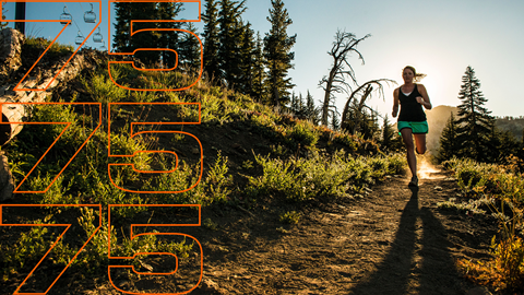 Trail running at Palisades Tahoe