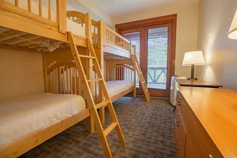 Cozy premier two bedroom suite with two twin bunk beds