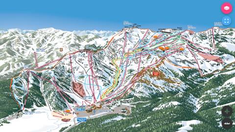 Palisades Tahoe Map Frontside Thumbnail 