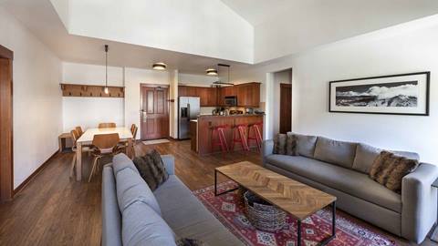 The living area of the Tram Face Suite.