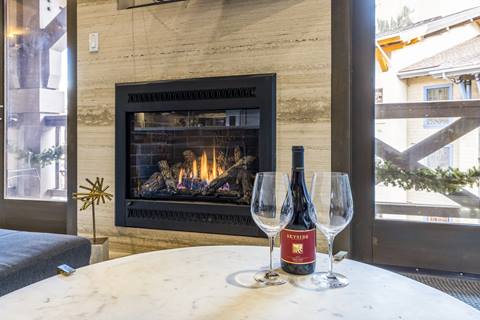 Summit View Suit Premier Plus Suite Fireplace