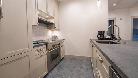 Kitchen inside of the Granite Peak Terrace Room.