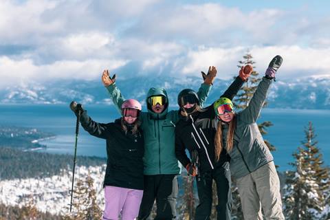 Group of friends at Palisades Tahoe