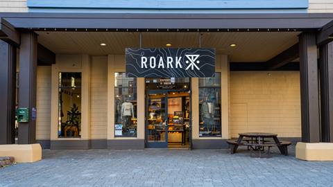Roark clothing storefront.