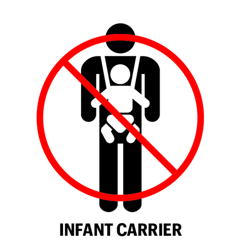 Infant carrier icon