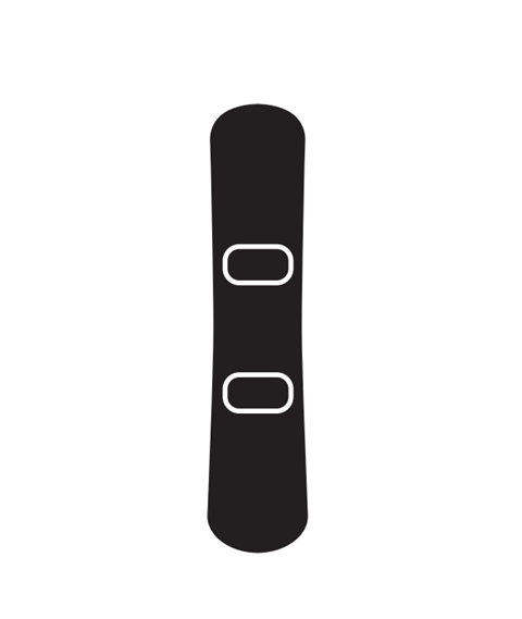 Icon of snowboard