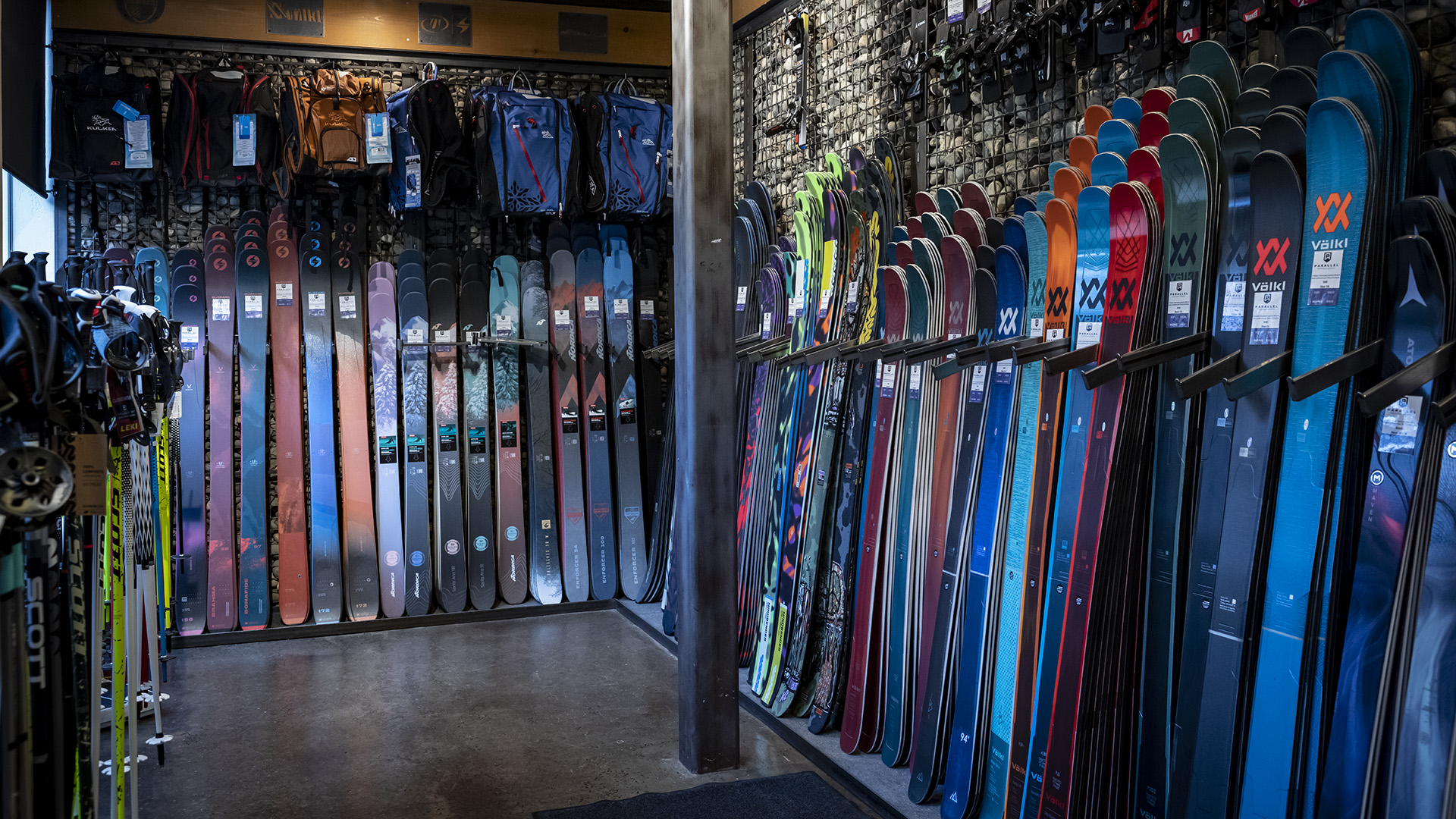 Parallel Sports wide selection of skis to purchase this winter season 