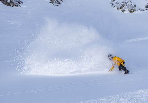 Tilden Wooley snowboarding