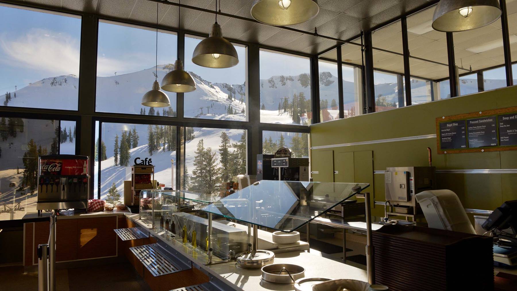 Storefront at Funi's Mountaintop Cafe