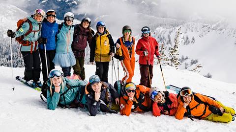SheJumps Get the Girls Out at Palisades Tahoe