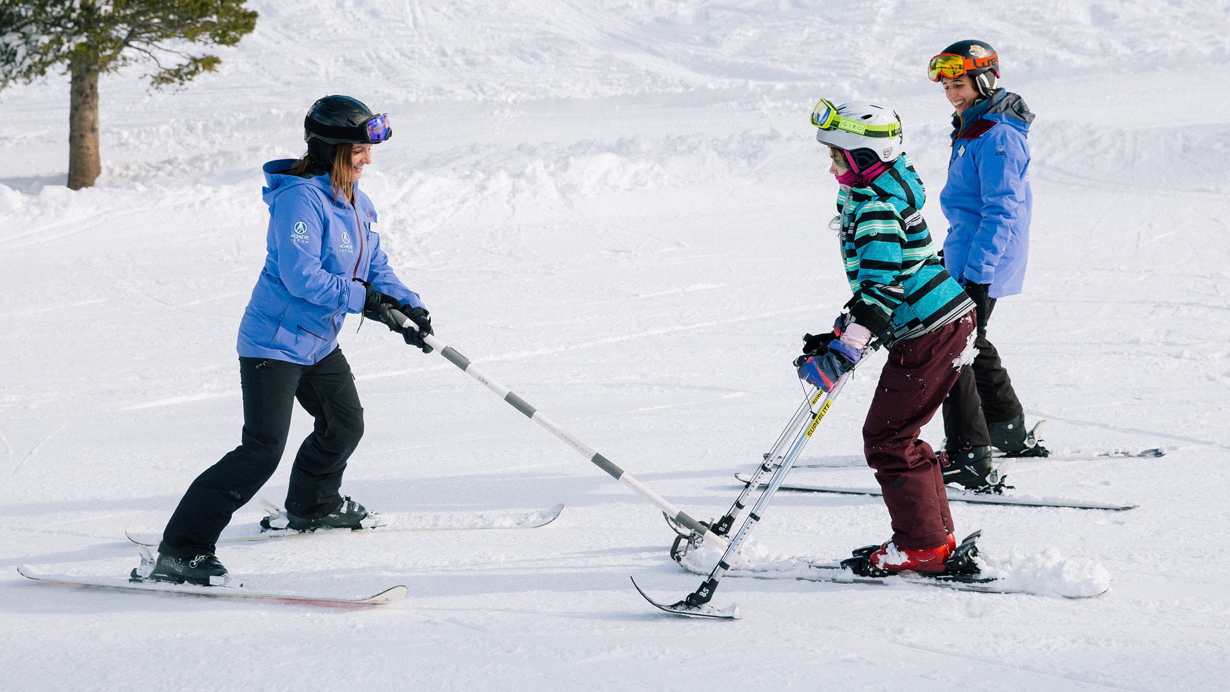 Achieve Tahoe adaptive ski school at Alpine Meadows