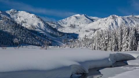 Squaw Valley blanked in snow