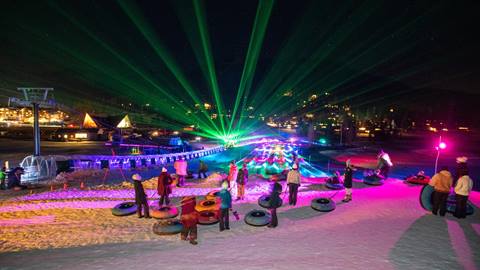 Warren Miller Squaw Valley Disco Tubing