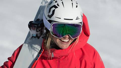 Amie Engerbretson hiking at Squaw Valley