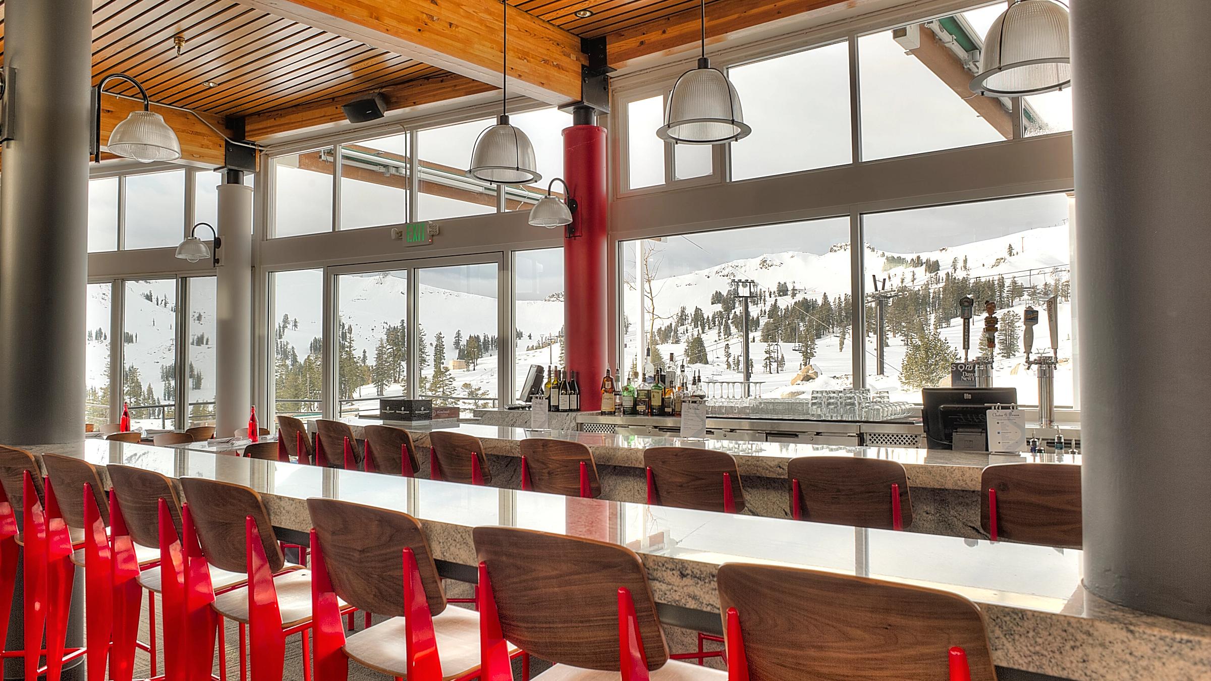 Granite Bistro Interior Bar at Squaw Valley's High Camp