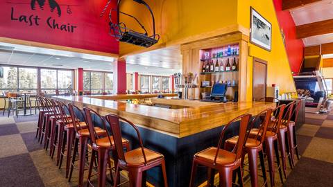 Last Chair Bar in the Alpine Meadows Lodge.