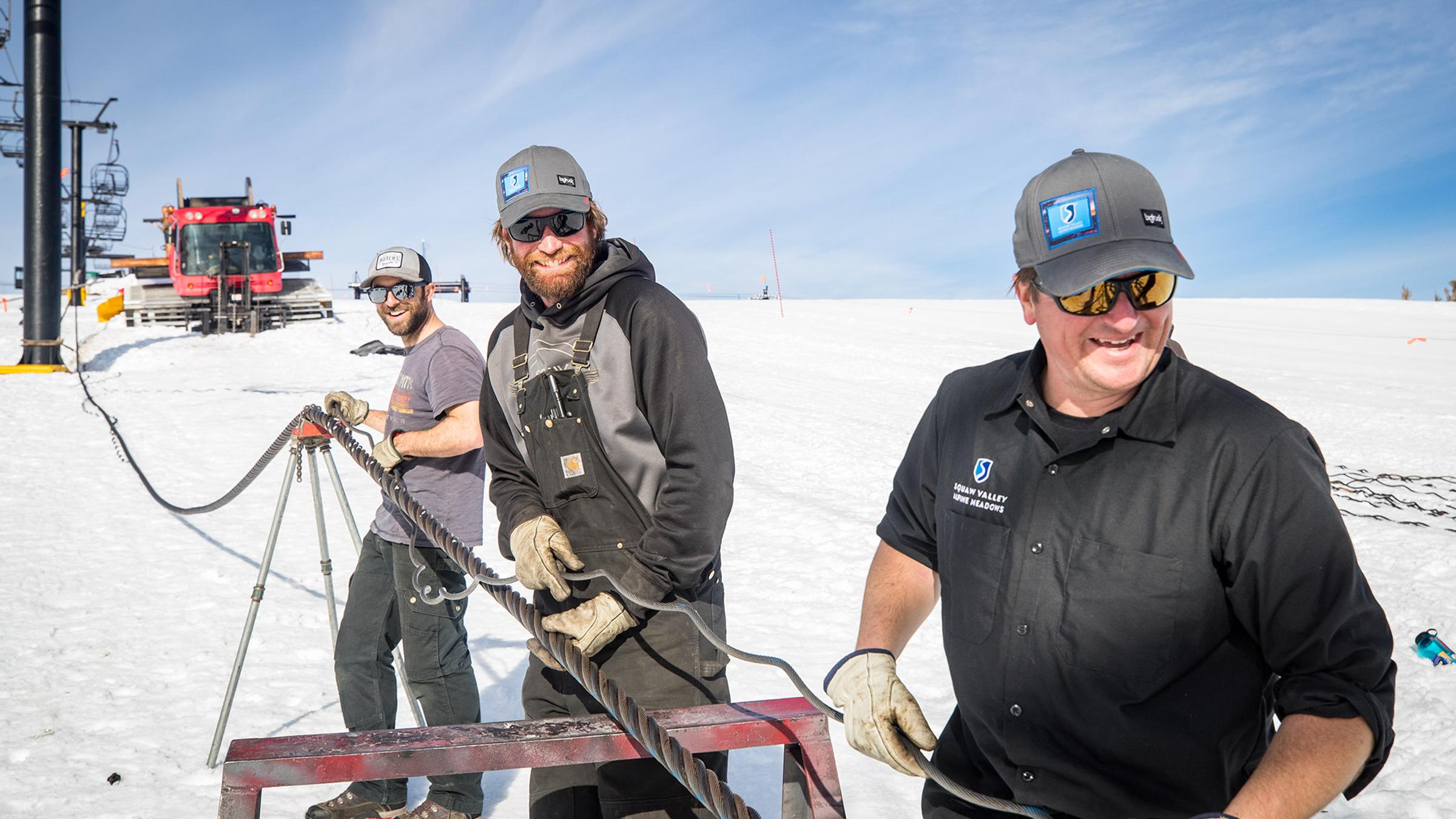Employees & mountain operations at Squaw Valley