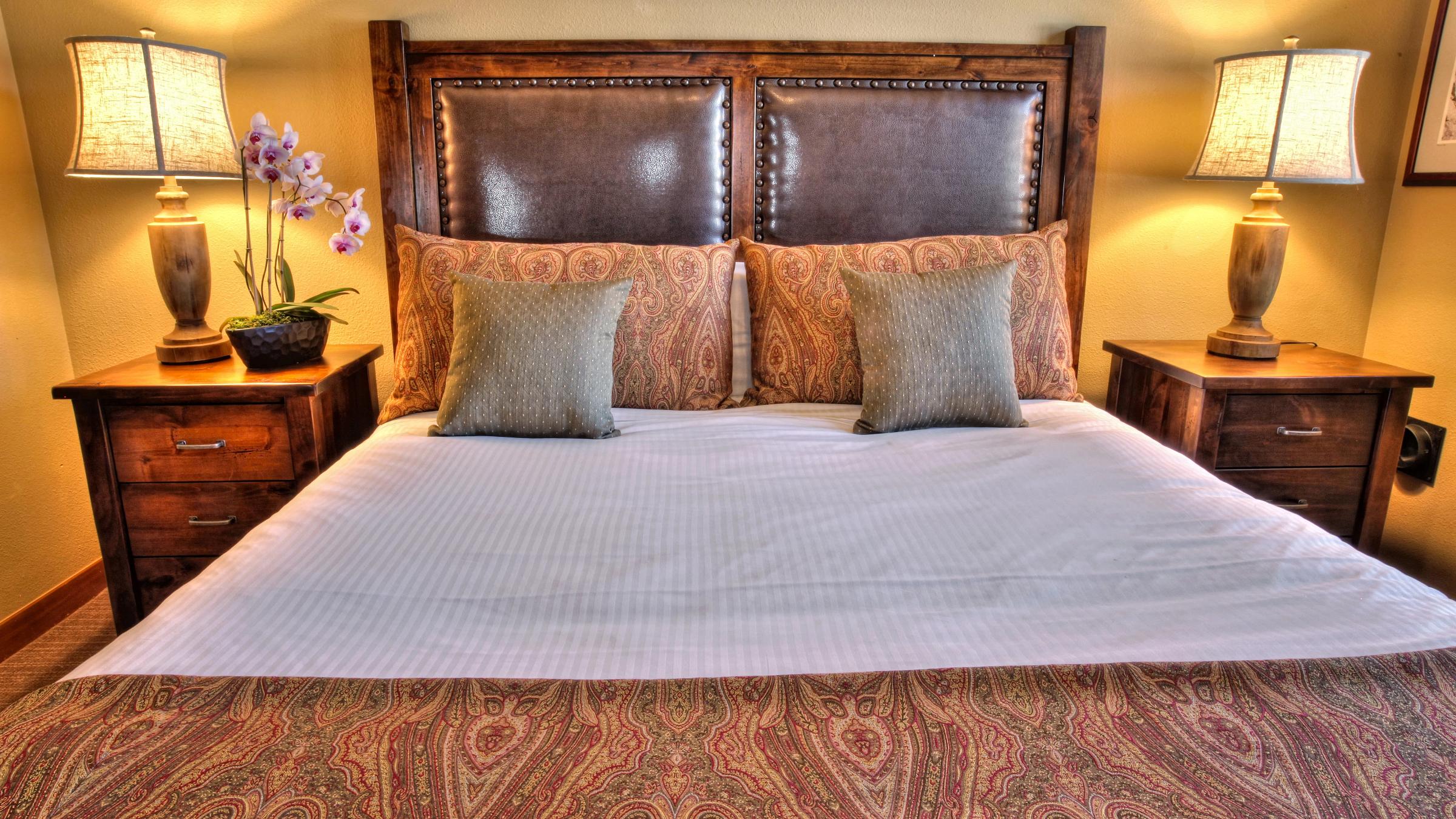 A bedroom at The Village at Squaw Valley
