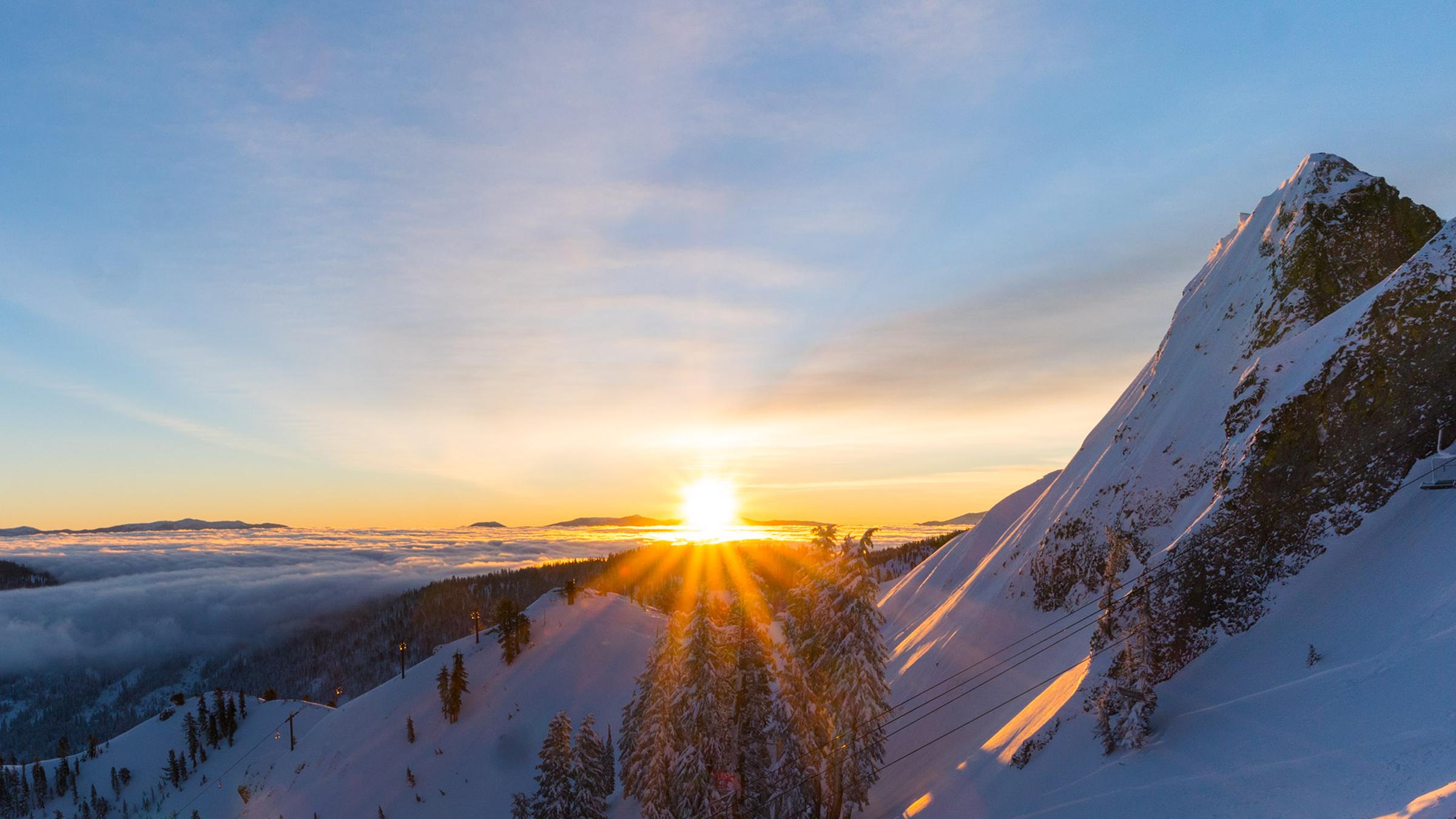 Scenic sunrise on KT-22 at Palisades