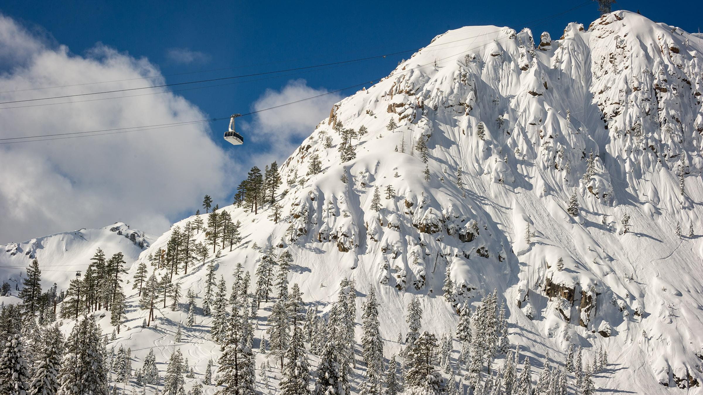 Aerial Tram scenic at Squaw Valley