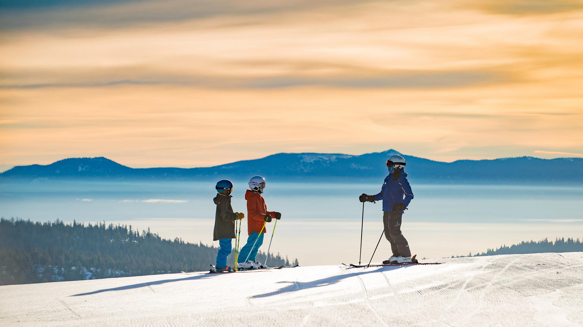 Family Private Lessons in Lake Tahoe Palisades Tahoe